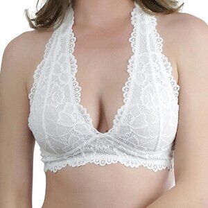 White Lace Bralette Xl